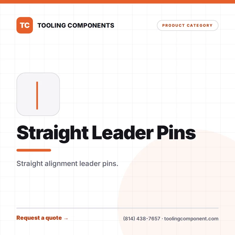 Straight Leader Pins