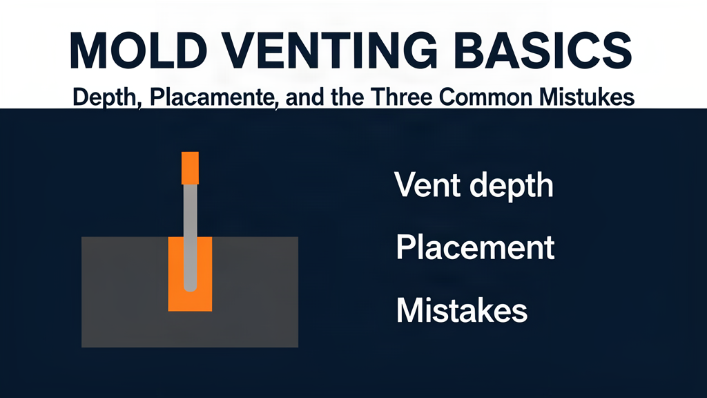 Mold Venting: Depth, Placement, and Common Mistakes in Ejector Venting