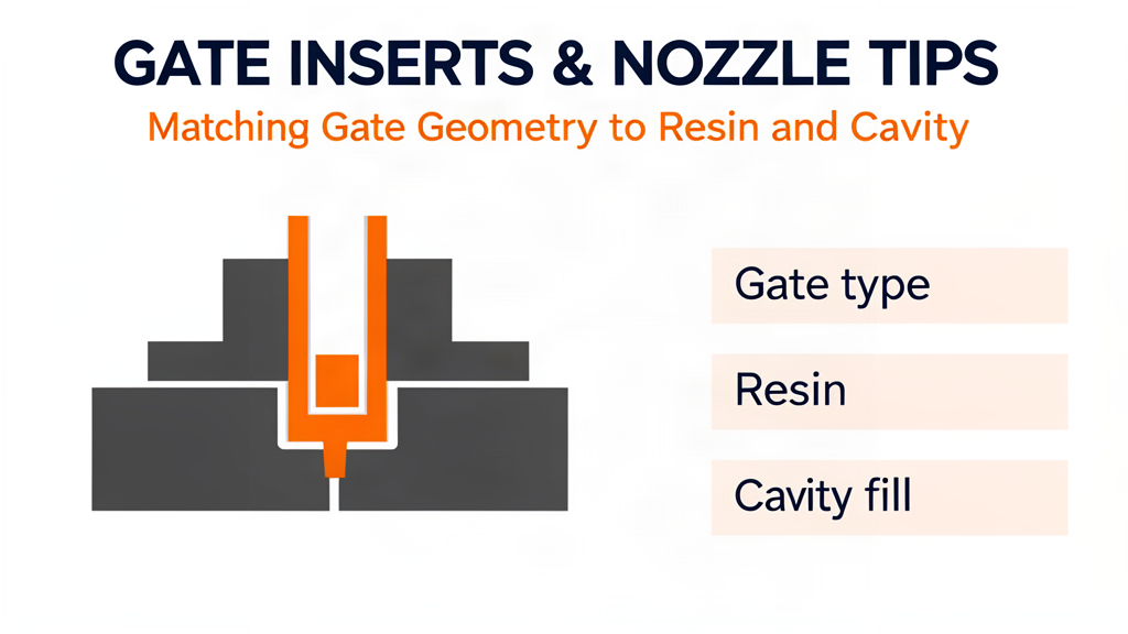 Gate Inserts and Nozzle Tips: Matching Gate Geometry to Resin and Cavity